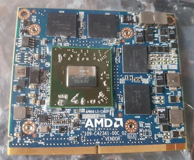 HP zBOOK 15 17 G3 AMD 4GB GPU PCI GRAPHICS CARD 822509-003 72a05232079 GENUINE - Image 1 of 4