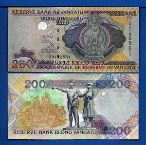 Vanuatu P-8 200 Vatu Year ND 1995-2006 Uncirculated Banknote - Picture 1 of 1
