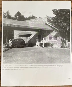 Book Clipping Photo Silver Moon Barbecue Greensboro NC 1937 - Picture 1 of 1