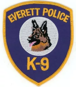 WASHINGTON WA EVERETT POLICE K-9 NICE SHOULDER PATCH SHERIFF - Picture 1 of 1