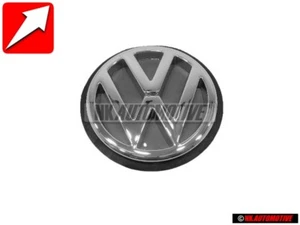 Original VW Rear Badge Emblem Chrome - 1H6853630 WV9 - Picture 1 of 6