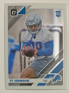 Panini Donruss Optic NFL Football Ty Johnson 2019 Detroit Lions Base RC #145! - Imagen 1 de 2