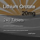 Lithium Orotate 20 mg Gesundes Stimmungsgedchtnis Xtra Pro-S x 240 Tablets