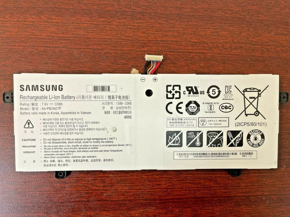 BA43-00373A AA-PBUN2TP OEM SAMSUNG BATTERY 7.6V 33WH XE501C13-K02US (DD13) - Image 1 of 1