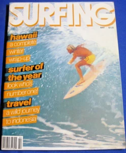 SURFING MAGAZINE-MAY 1981-JOHN DAMM PIPELINE-M RICHARDS-HAWAII PIPE MASTERSW.CUP - Imagen 1 de 9