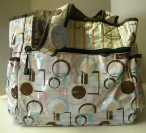 Diaper Bag Plus Changing Pad by Trend Lab, "Cocoa Dots,", Brand New - Picture 1 of 3