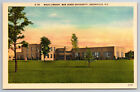 Vintage Postcard Sc Greenville Bob Jones University Mack Library -4562
