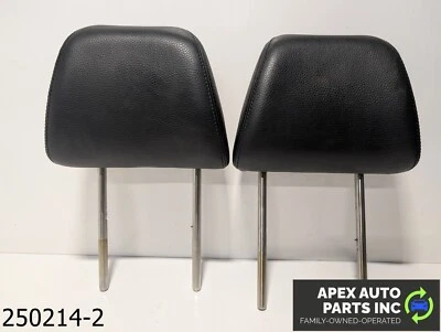 OEM 2009-2012 Volkswagen CC 4,4 L asiento trasero reposacabezas reposacabezas cuero negro Foto 1 de 4