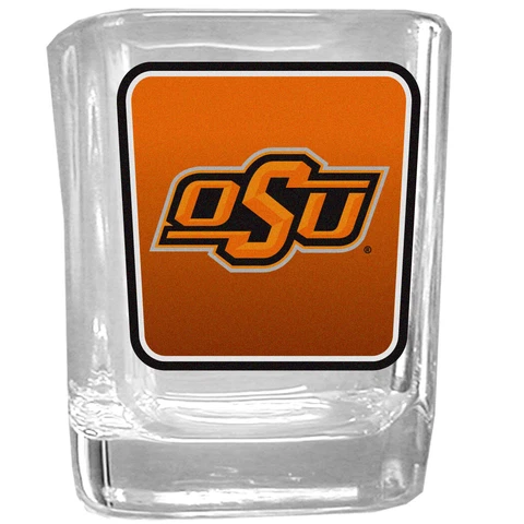 Oklahoma State Cowboys Square Shot Glass, NCAA  Licensed Cover