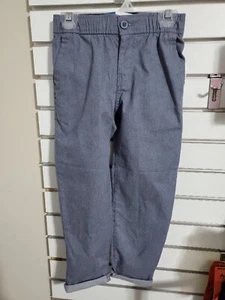 Boys Chino Pants Small 6 7 Slim Taper Blue - Picture 1 of 6
