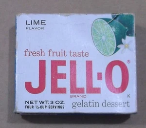 SCATOLA GELATINA LIME vintage anni '60 ~ mai aperta! ~ KANKAKEE, IL ~ sigillata/inutilizzata ~ 3/32c - Foto 1 di 4