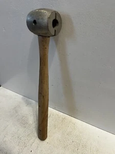 - Split Head Mallet Missing Leather Insert Gray Tools No. PH5M Vintage Hand Tool - Picture 1 of 7