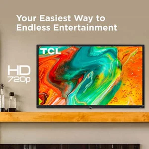 32" Smart TV 720P HD LED Roku Movies Premium 3 Series Wi-Fi / HDMI connect Games - Picture 1 of 12