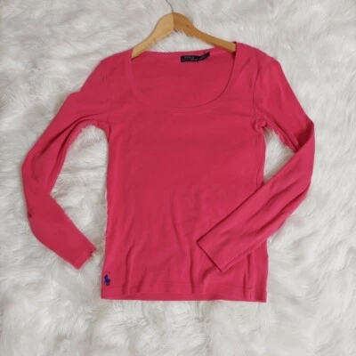 Polo Ralph Lauren Women's scoop neck long sleeve top Medium Pre-owned - Image 1 of 4