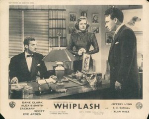 Whiplash Original British Lobby Card Dane Clark Eve Arden Zachary Scott 1948