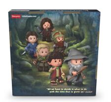 Fisher Price Little People Lord of the Rings LOTR Collector Frodo Gandalf Gimli