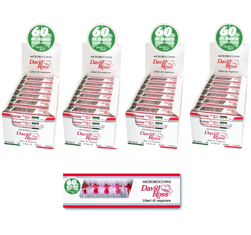 1440 Microbocchini David Ross 8 mm 4 Box 144 astucci da 10 Riutilizzabili - Immagine 1 di 1