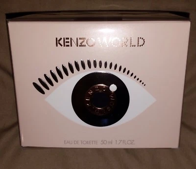 Kenzo World 女士香水 1.7 盎司 50 毫升女士淡香水喷雾未拆封 — 第 1/3 张图片