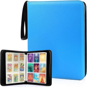 900 Cards Binder, 9 Pockets Each Side Premium Zip Trading Card Binder, Waterproo - Picture 1 of 12