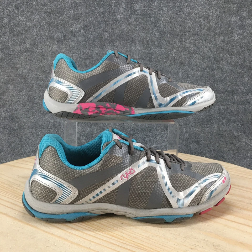 Ryka Shoes Womens 10.5M Influence Training Sneakers Gray Lace Up Low Top Comfort - Image 1 of 4
