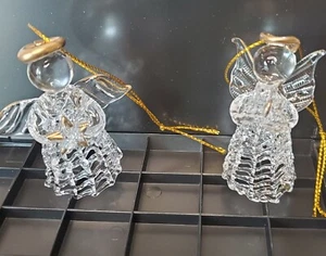 Amosfun hängender Schutzengel Kristall Engel Pendelleuchte Lampwork Ornamente 2er Set - Bild 1 von 4