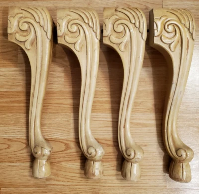 PATAS DE MESA ANTIGUAS DESCAPOTABLES (juego de 4) - (60 cm/24") Foto 1 de 4