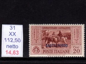 Castelrosso Garibaldi c 20 nuovi gomma integra - Imagen 1 de 2
