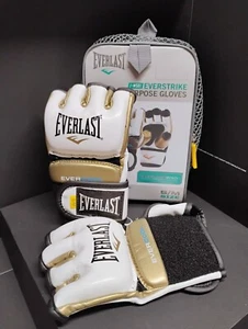 Guanti da allenamento Everlast donna EverStrike S/M oro e bianco usati - Foto 1 di 3