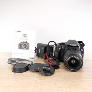 Canon EOS 1300D 18.0MP DSLR Beginner Kit & EF-S & 18-55mm - Tested & Working - Picture 1 of 9