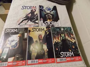 STORM #6-7-8-9-10 MARVEL COMICS 2015 High Grade - Picture 1 of 7