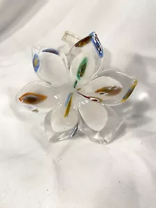 blown glass floral flower home decor - Picture 1 of 6
