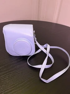 Fujifilm Instax Mini Camera Protective Shoulder Case Cover Blue Used Condition - Picture 1 of 5
