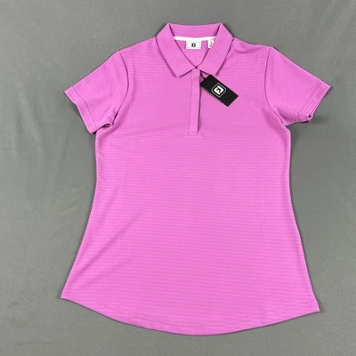 Camisa de golf FootJoy para mujer polo jacquard pequeña baya poliéster precio de venta sugerido por el fabricante 85 USD Foto 1 de 4