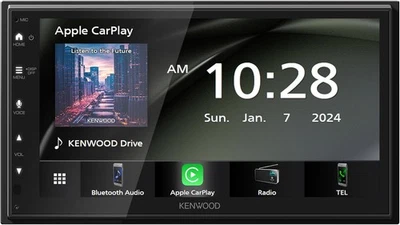 KENWOOD DMX4710S Digital Car Stereo, Apple CarPlay and Android Auto Compatible - Image 1 of 4