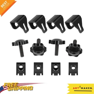 Saddlebag Security Bolts with U-Clips for Harley Davidson Road King & Glide - Image 1 of 4