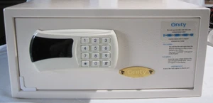 Nueva caja fuerte Onity .9 pies cúbicos residencial y hotel D092 tamaño llave original Caja - Imagen 1 de 23