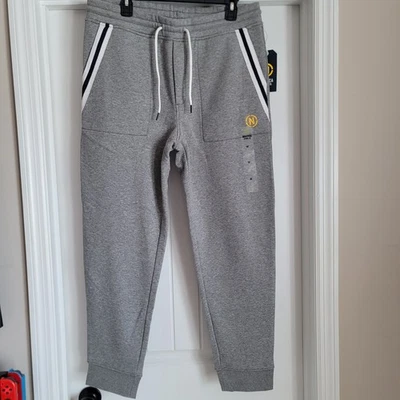 Men's Nautica Grey Sweatpants Size M W/ Elastic Waist & Drawstring Pockets - Изображение 1 из 4