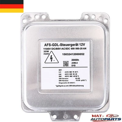 Scheinwerfer Steuergerät 5DC 009 060-20 Ersatz für E-Klasse W212 A2129001200 - Bild 1 von 4