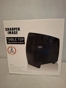 Sharper Image TSI-TT201-BLK Table Top Adjustable Black Heater Stand Up New  - Picture 1 of 6