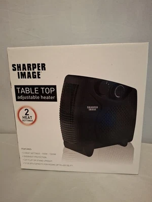 Sharper Image TSI-TT201-BLK Mesa Ajustable Negro Calentador Soporte Nuevo  Foto 1 de 4