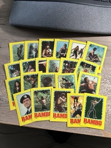 1985 RAMBO 22 STICKER KOMPLETTSATZ 🔥🔥 - Bild 1 von 2