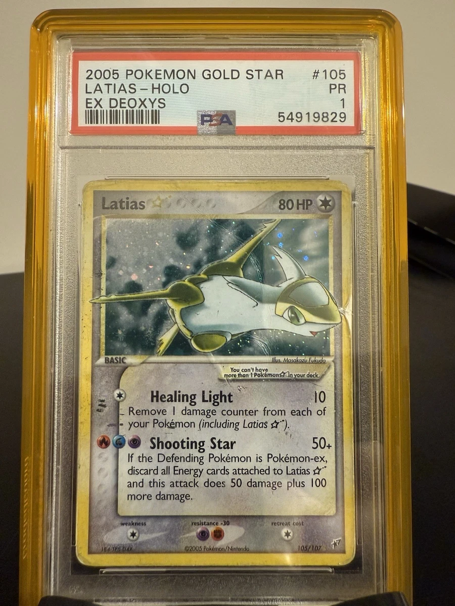 Latias Star Pokémon TCG Collectible Card Games & Accessories for