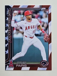 2025 Topps Update Independence Day Kyren Paris #53/76 - Bild 1 von 3