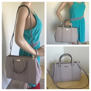 (ON SALE) NWT KATE SPADE MOUSSFROST Newbury Lane Loden Satchel Bag WKRU2461 - Picture 1 of 9