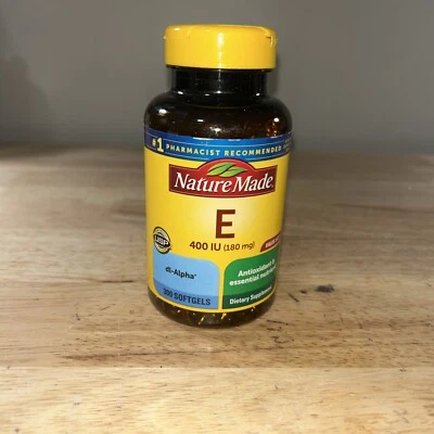 Nature Made Vitamin E 180 mg (400 IU) dl-Alpha 300 Softgels NEW! - Image 1 of 4
