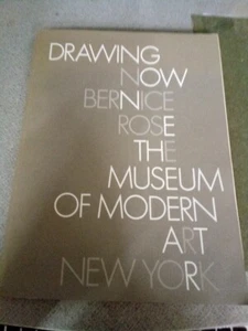 1976 DRAWING NOW BERNICE ROSE THE MUSEUM OF MODERN ART SOFTCOVER BOOK - Picture 1 of 9