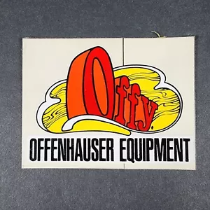 Calcomanía adhesiva de equipo Offenhauser vintage logotipo de carreras automotrices años 70 - Imagen 1 de 3