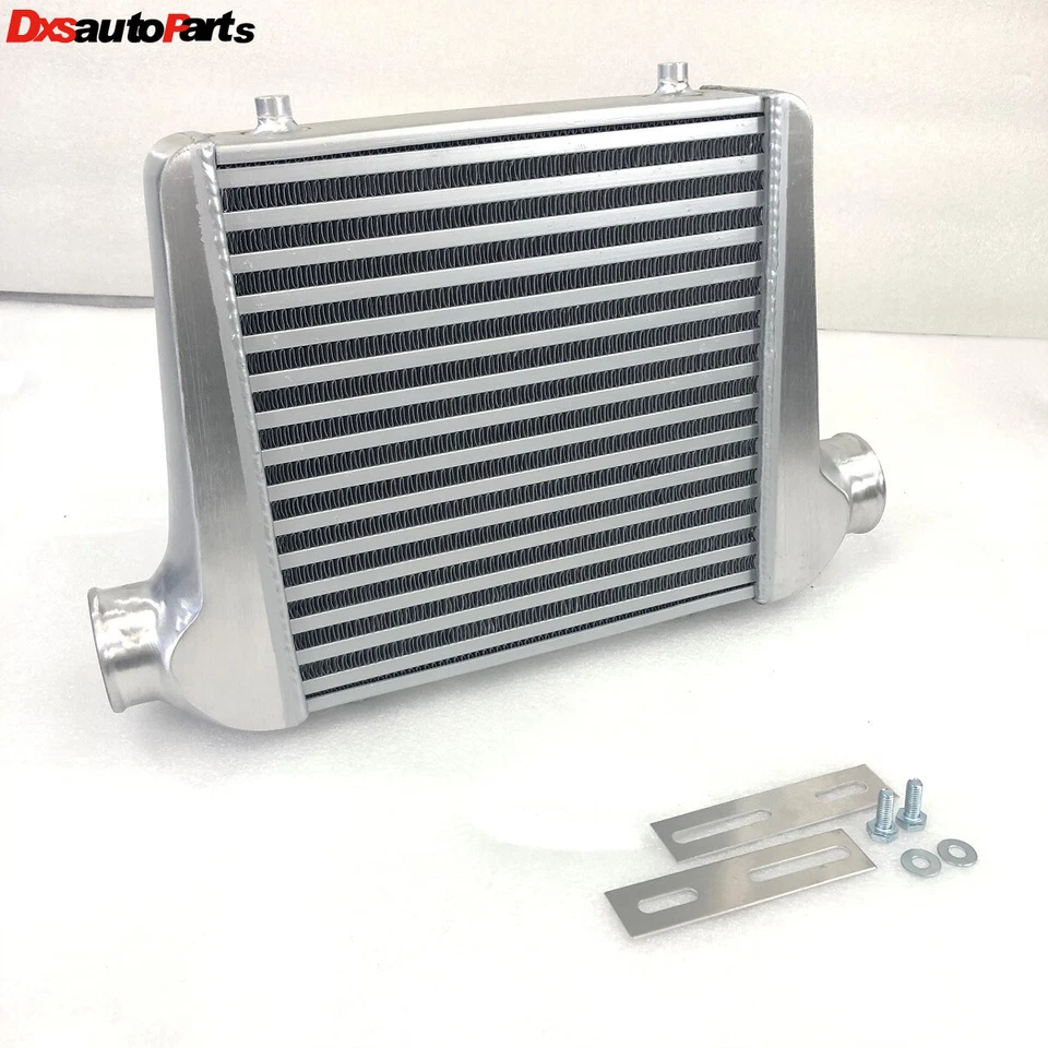 Aluminum Polished Intercooler Front Mount 18"x13"x3" 2.5" I&O YCZ-037 Tube & Fin - Image 1 of 4