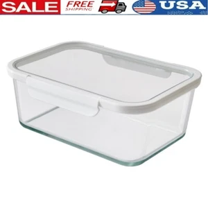 Luftdicht Glas Lebensmittel Aufbewahrung Behälter 1er Set Tritan Deckel Gefrierschrank Sicher Stapelbar - Bild 1 von 9