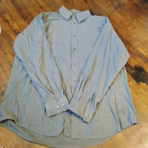 (J) Beverly Hills Polo Club Langarmhemd mit Knopfleiste Baumwollmischung Größe 2XLB - Bild 1 von 12